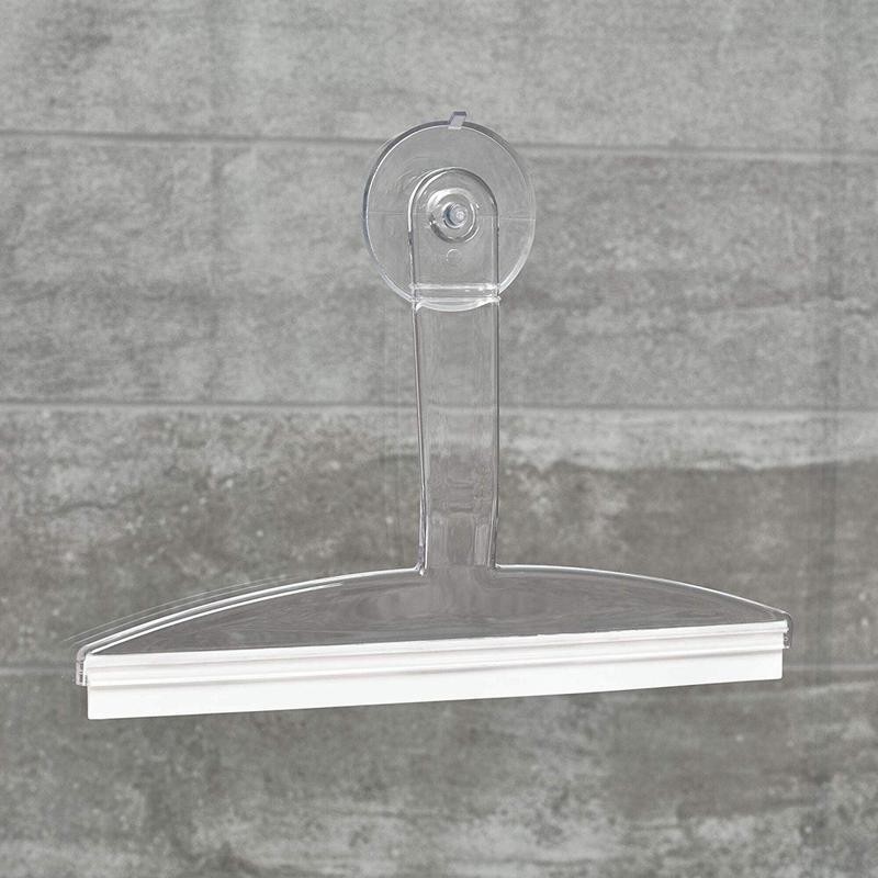 Plastic Suction Squeegee W/ Storage Hook for Tile Walls Fit Shower & Bathroom