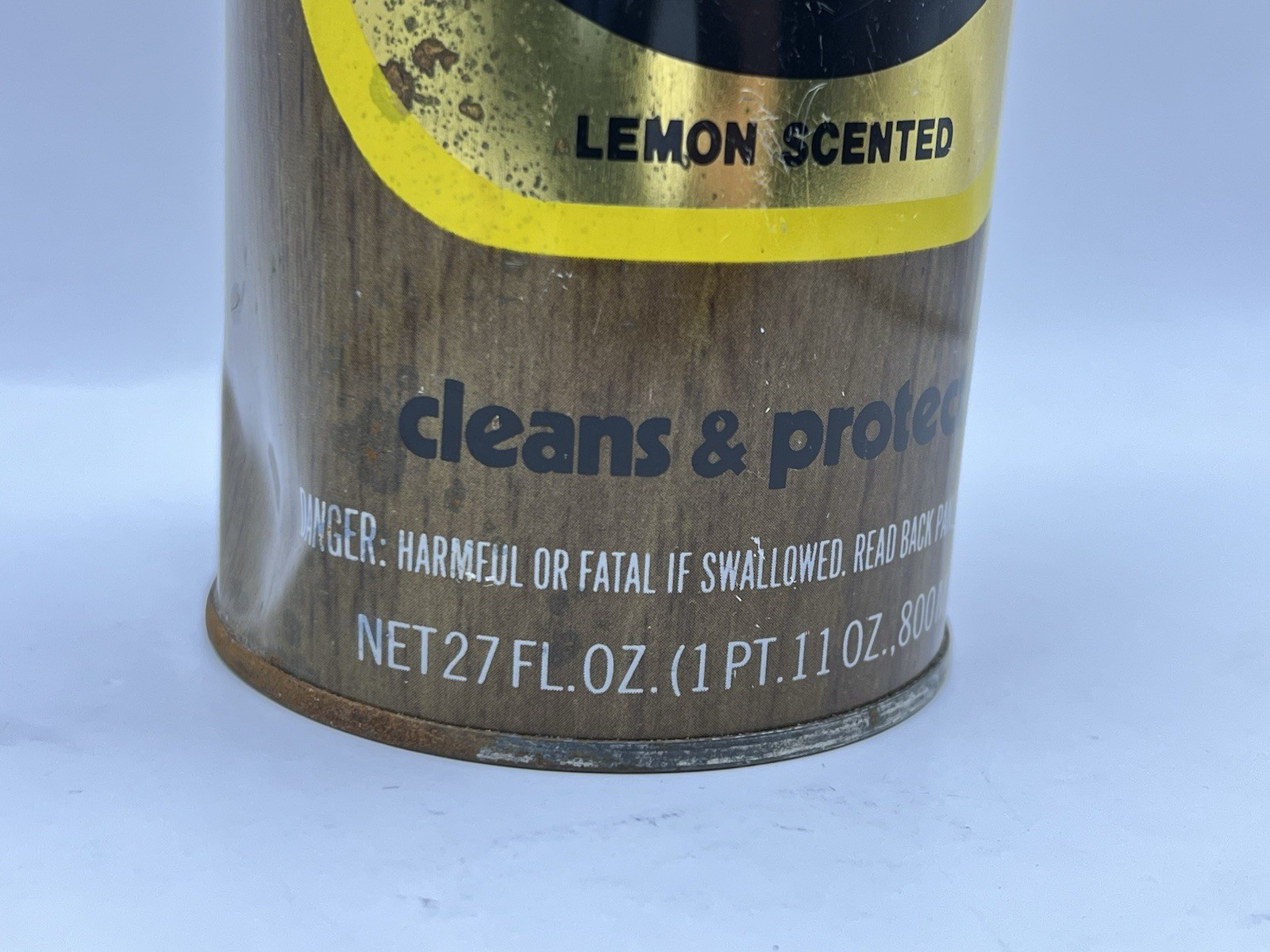 Bruce Acrylic Cleans Wood Floors & Panels Lemon 27oz Can HALF FULL Discontinued