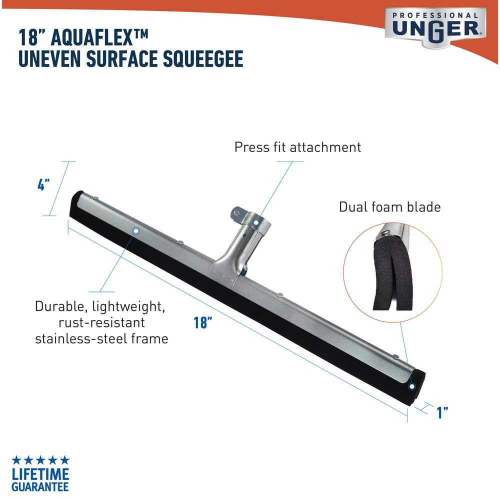 18 In. Moss Rubber Floor Squeegee (6-Pack) Free Shipping New