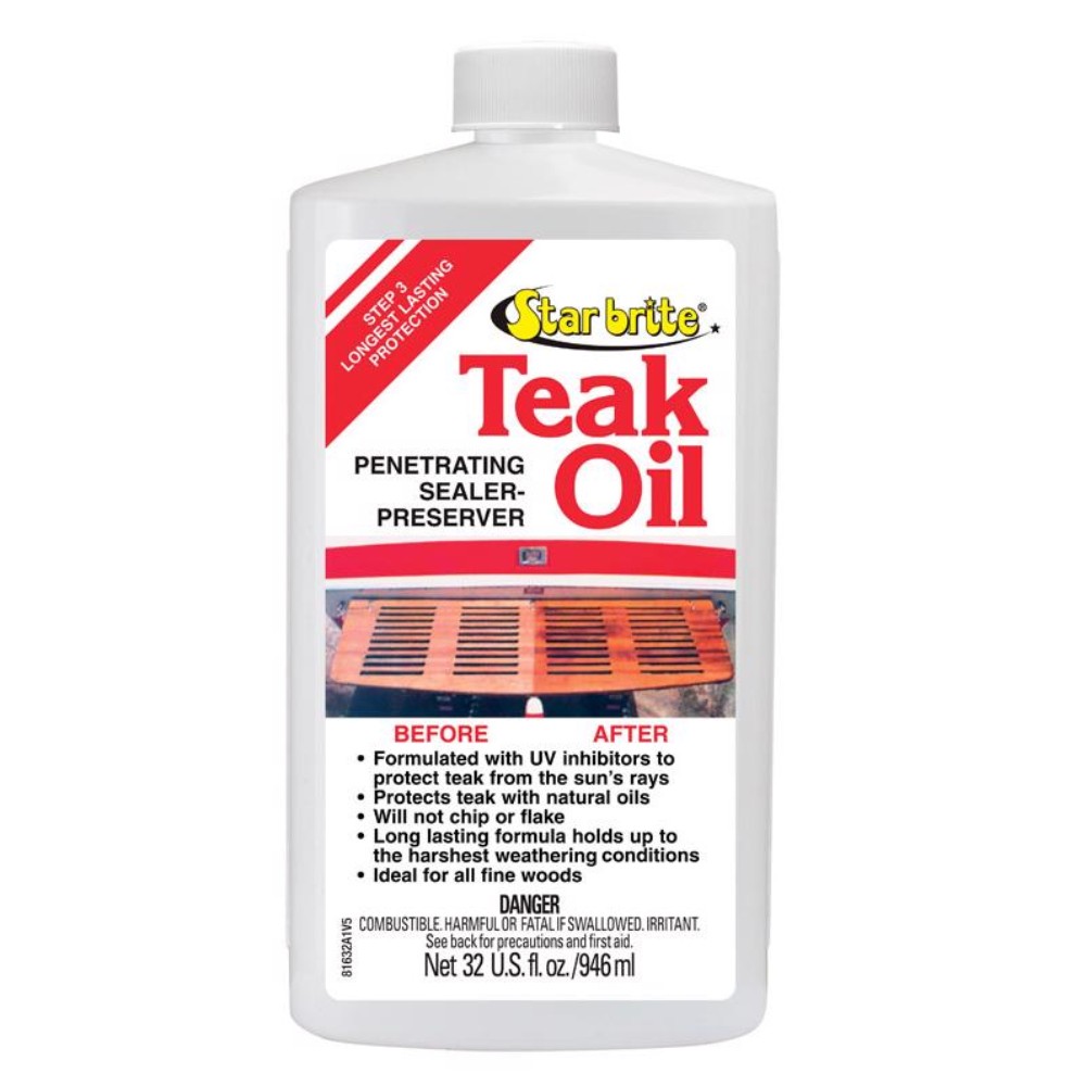 Star Brite 81632 Liquid Fast-Drying Teak Oil 32 oz.