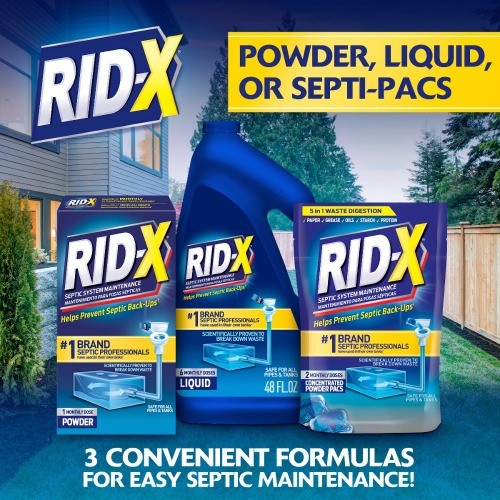 Septic System Maintenance Powder Pacs – 3.2oz