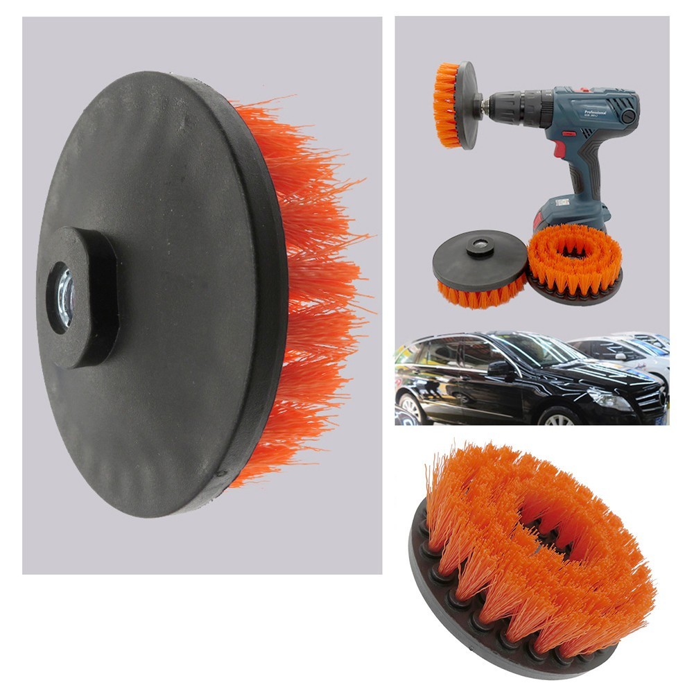 5in Electric Drill Softs Brush For Carpet Leather&Upholstery Cleaning Attachment