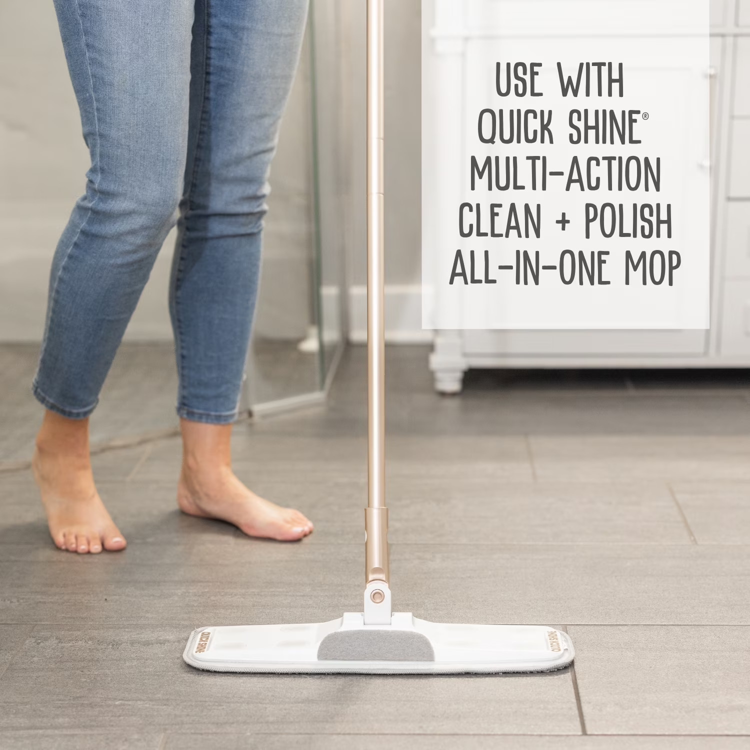 Quick Shine PFAS-Free Multi-Surface Floor Finish & Household Polish