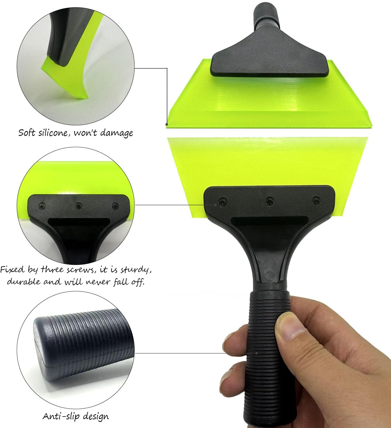 Small Squeegee Car Window Squeegee Silicone Squeegee for Window Door Bathroom Mi