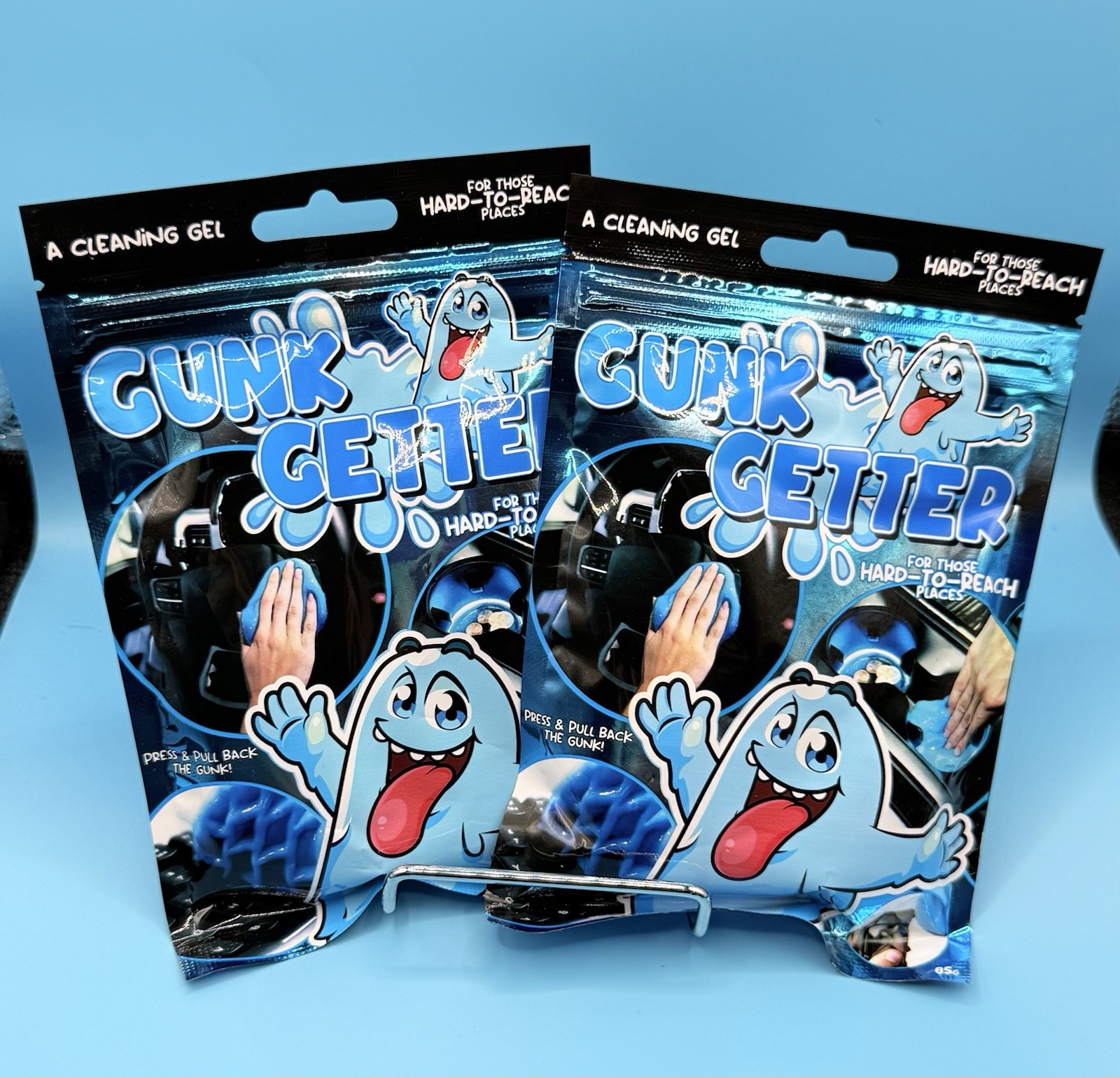 Cleaning Gel for Car Detailing Putty Car Vent Cleaner Putty Gel GUNK GETTER 2 Pk