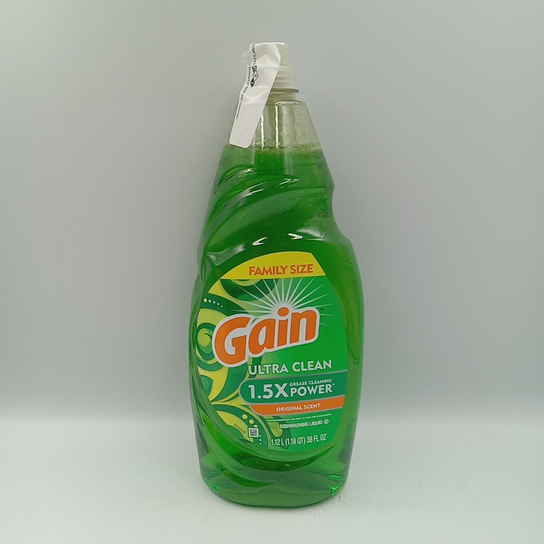 Pack of 1 Gain Ultra Liquid Dish Soap, Original Scent,38 fl oz…………….70