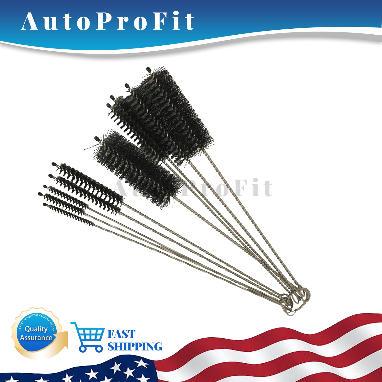 10PCS Set Nylon Cleaning Straw Brush Cleaner Bottle Tube Pipe Small Long US