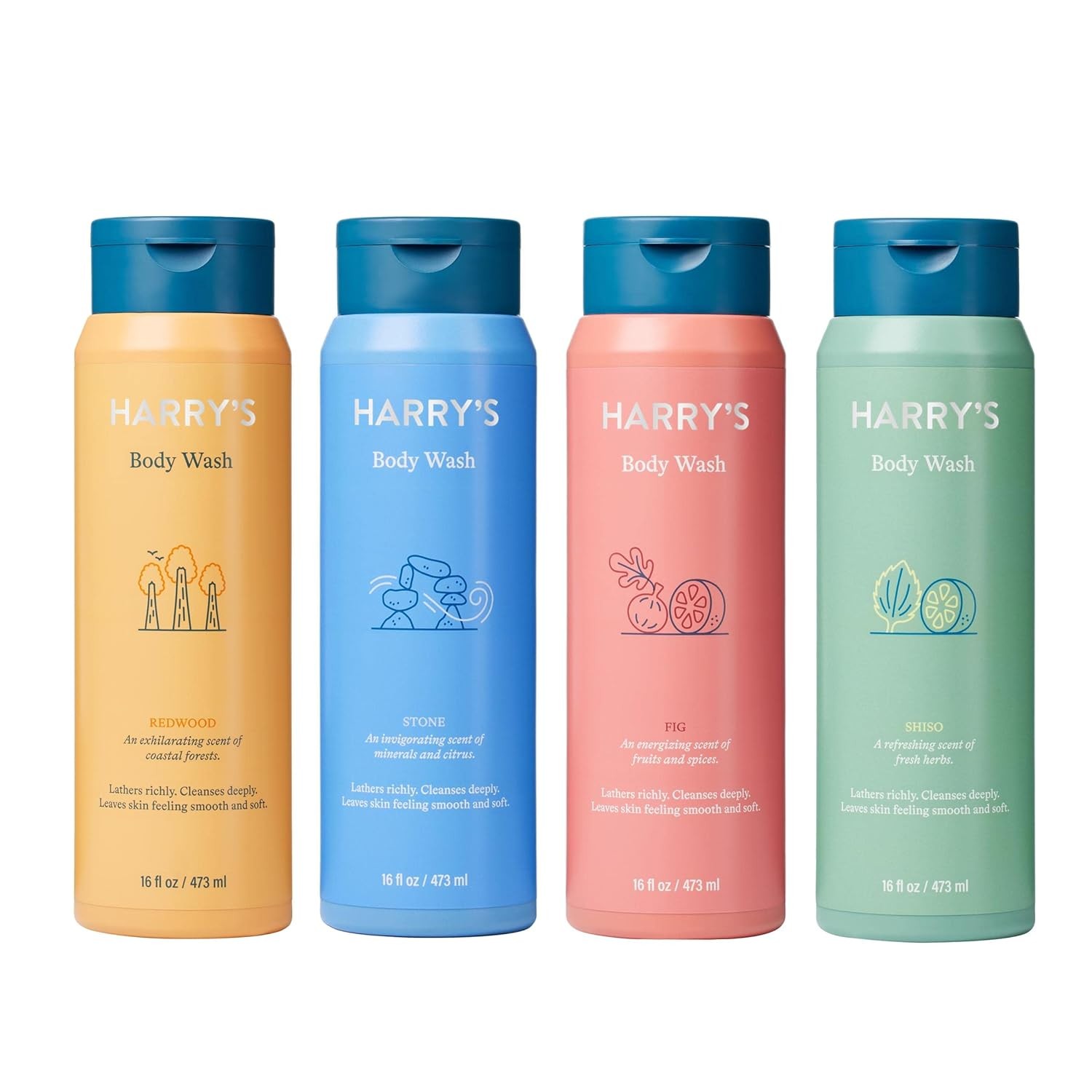 Harry’s Men’s Body Wash – Body Wash for Men – Variety Pack – 16 Fl oz , Pack o