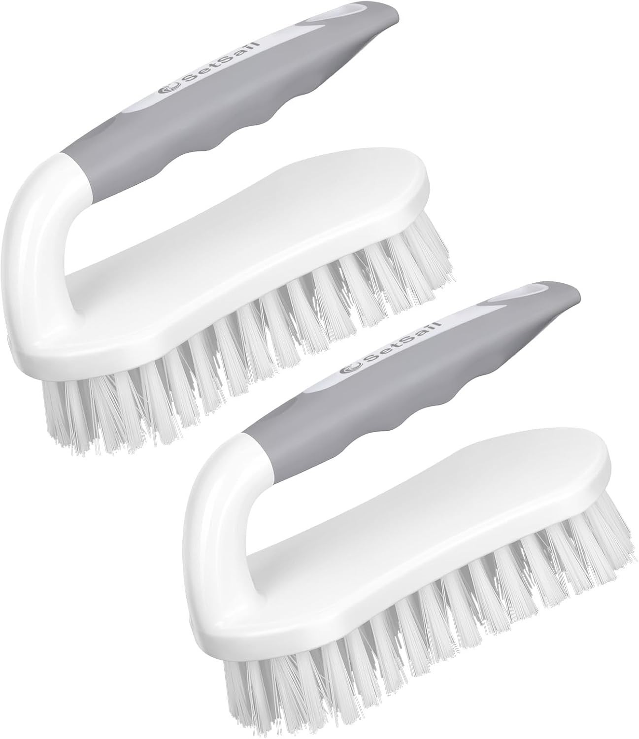 Scrub Brush, Heavy-Duty Scrub Brushes for Cleaning with Stiff Bristles Cleani…