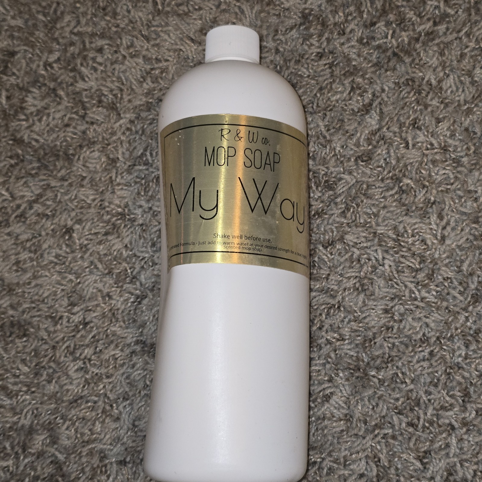 R&W Co. MY WAY Highly Scented Mop Soap Concentrated Limited Ed 32oz/900G Sealed