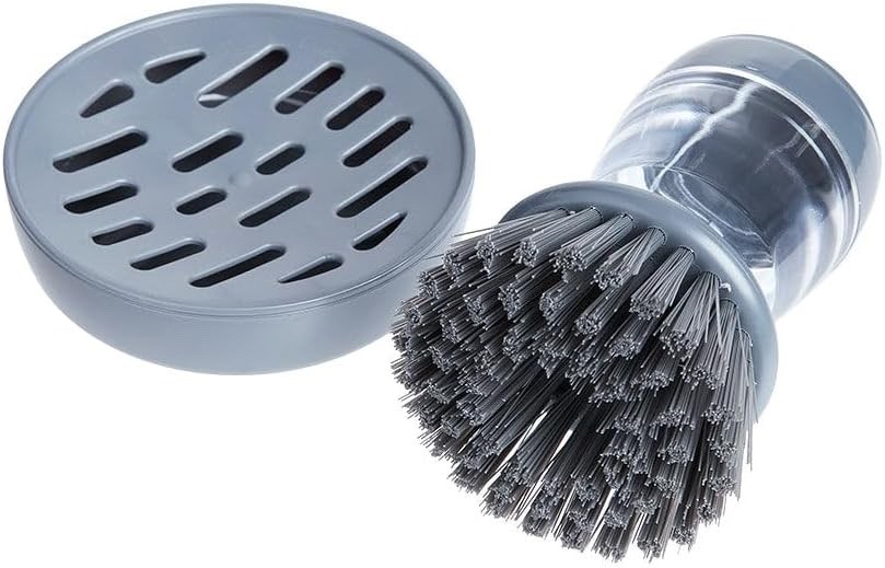 Soap Dispensing Palm Brush Set Kitchen Brush With Soap Dispenser NEW