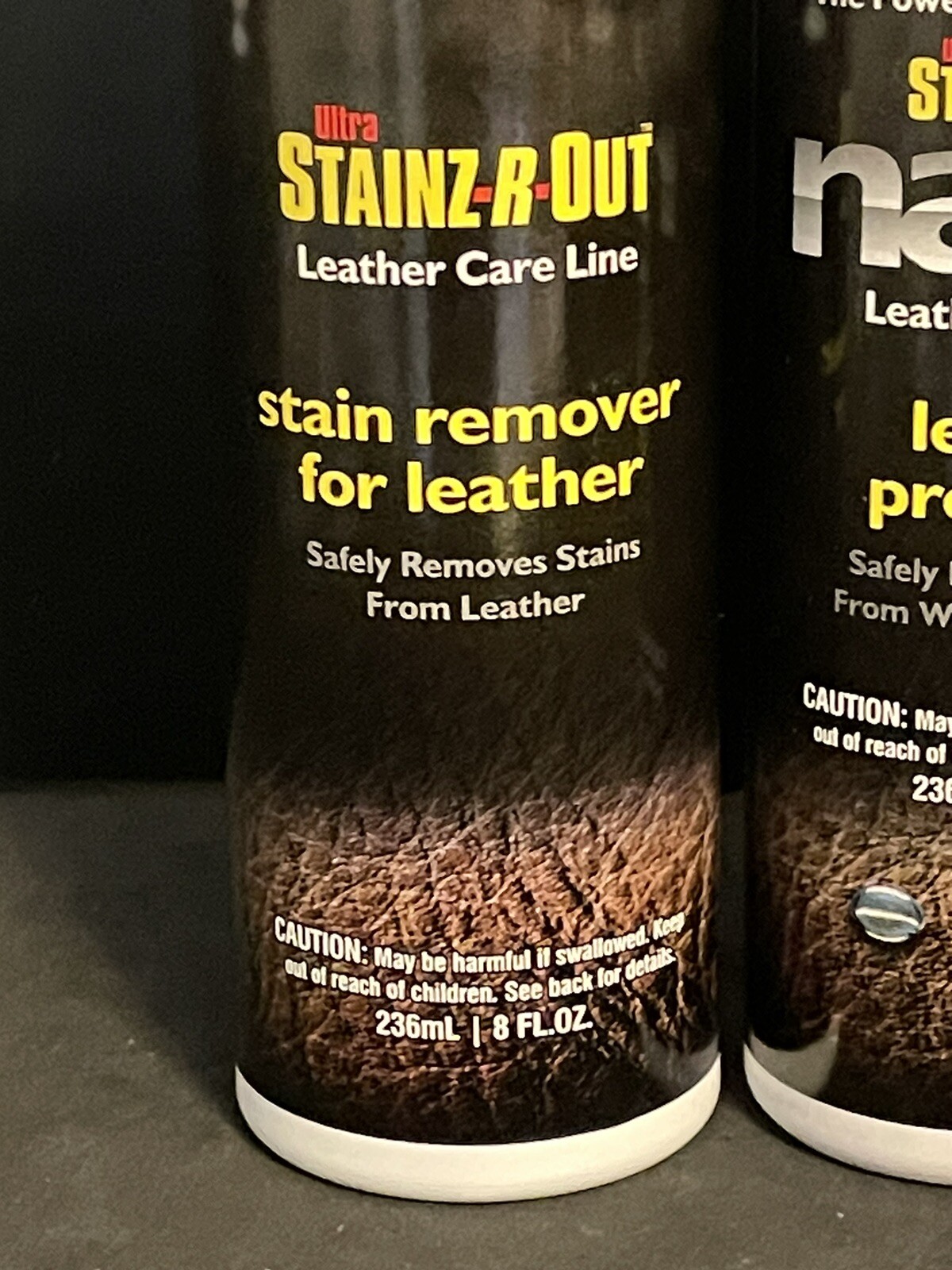 Ultra Stainz R Out Leather Care Line 3 Piece Kit NEW Rare and HTF
