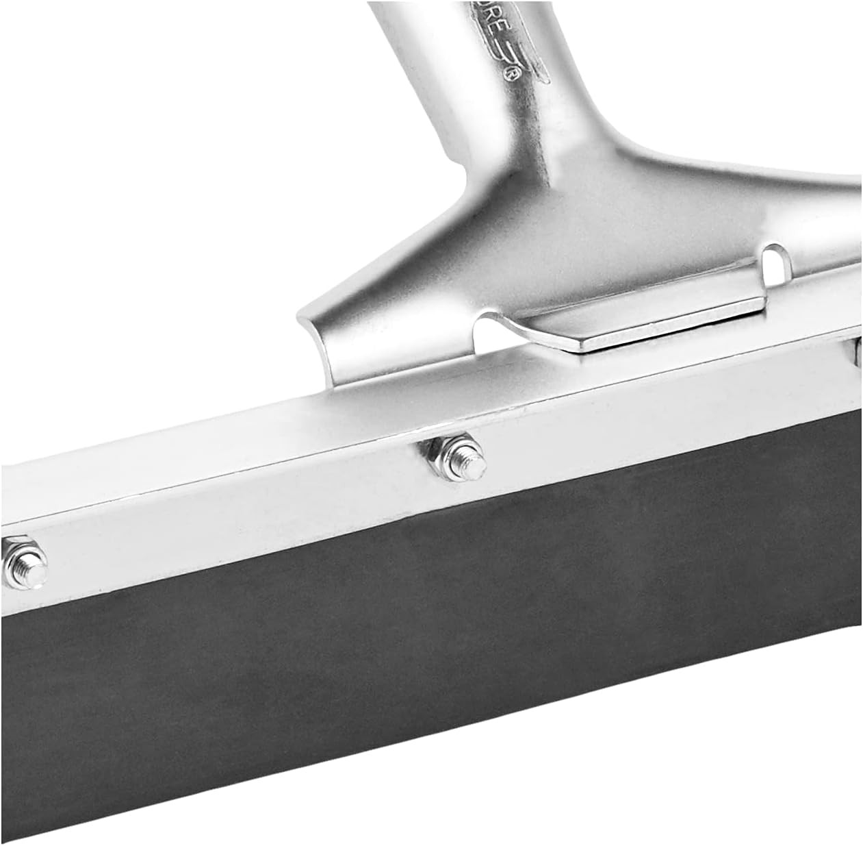 Curved Industrial Duty Steel Floor Squeegee, 36-Inch