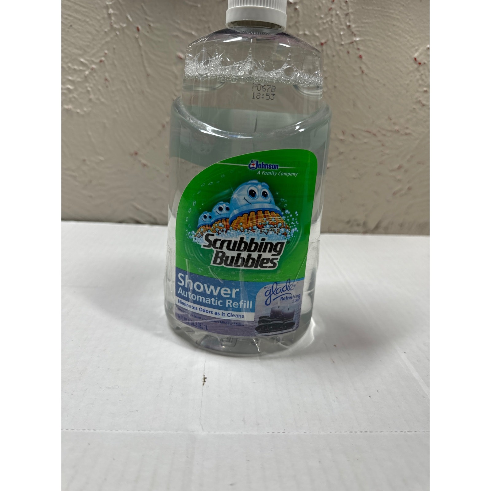 Scrubbing Bubbles Automatic Shower Cleaner Refreshing Spa Refill 34 oz Purple