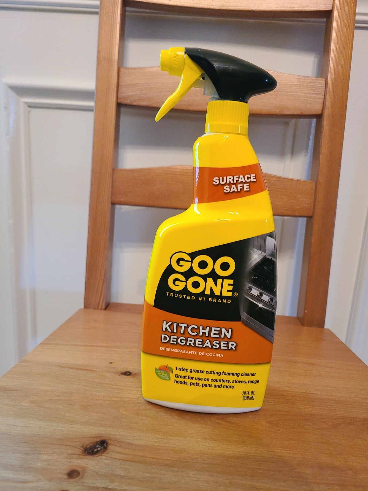 GOO GONE – Kitchen Range Stove Top DEGREASER Grime Foaming Cleaner 28oz New!