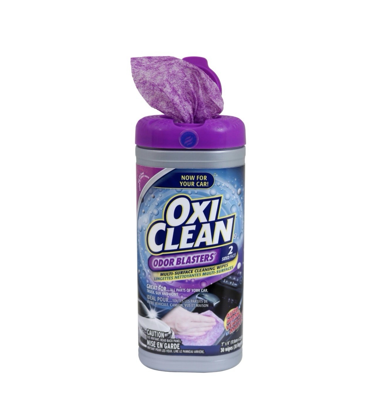 OxiClean Odor Blaster Multi-Purpose Cleansing Wipes Auto Car Wipes