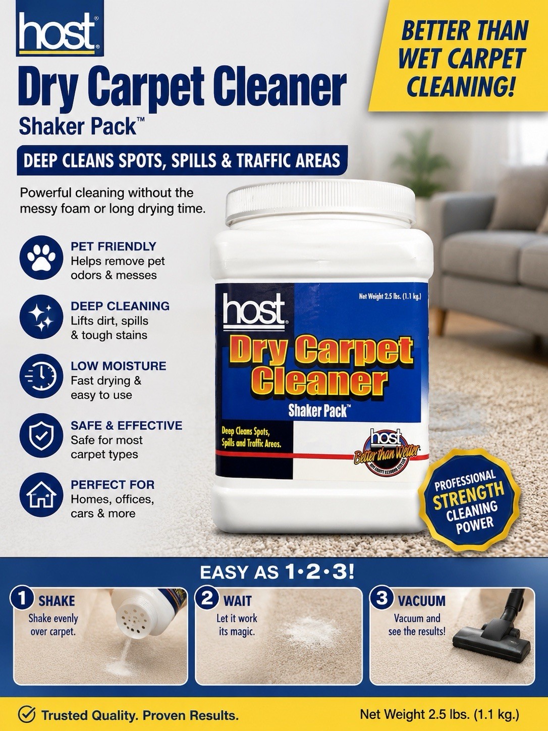 Host Dry Carpet Cleaning Kit