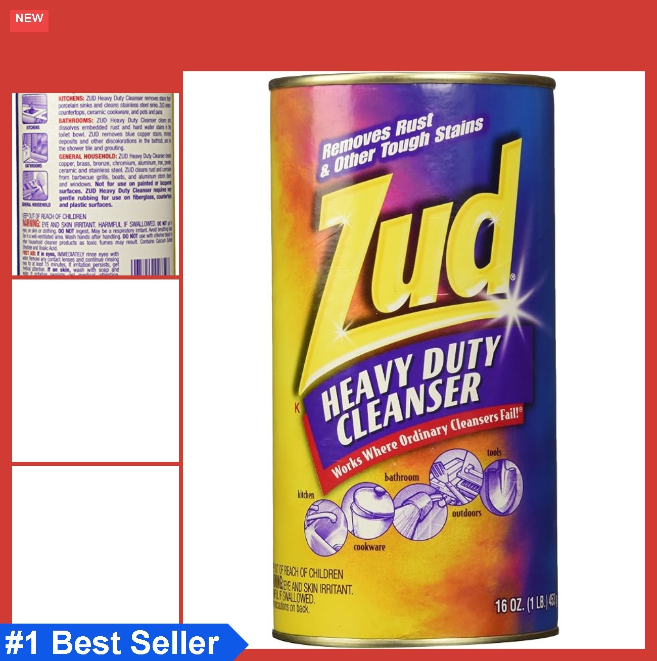 Heavy Duty Cleaner 16 Ounce Liquid Citrus Scent For Automotive Exterior Metal
