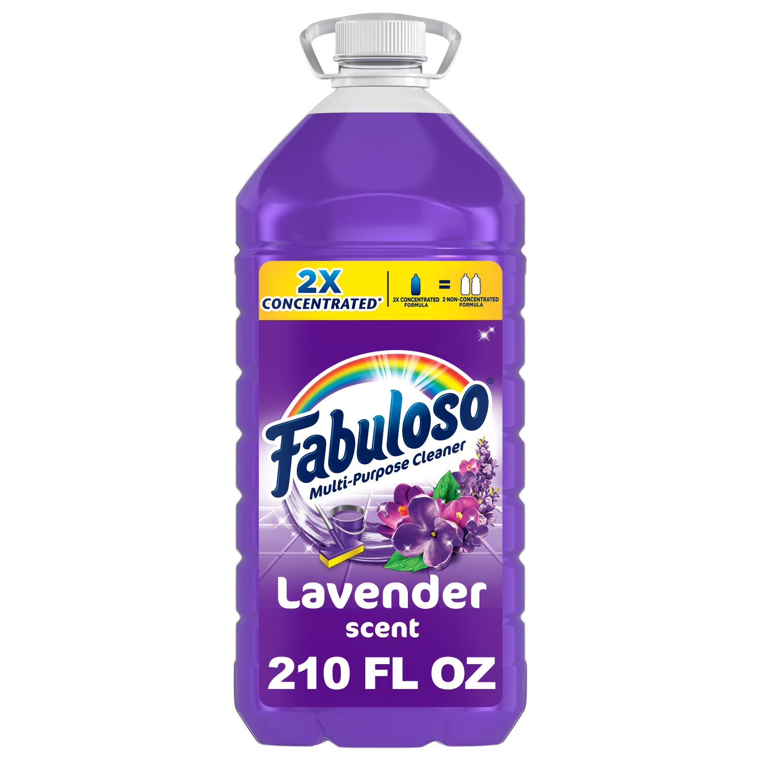 Fabuloso 2X Concentrated Multi-Purpose Cleaner Lavender, 210 fl oz