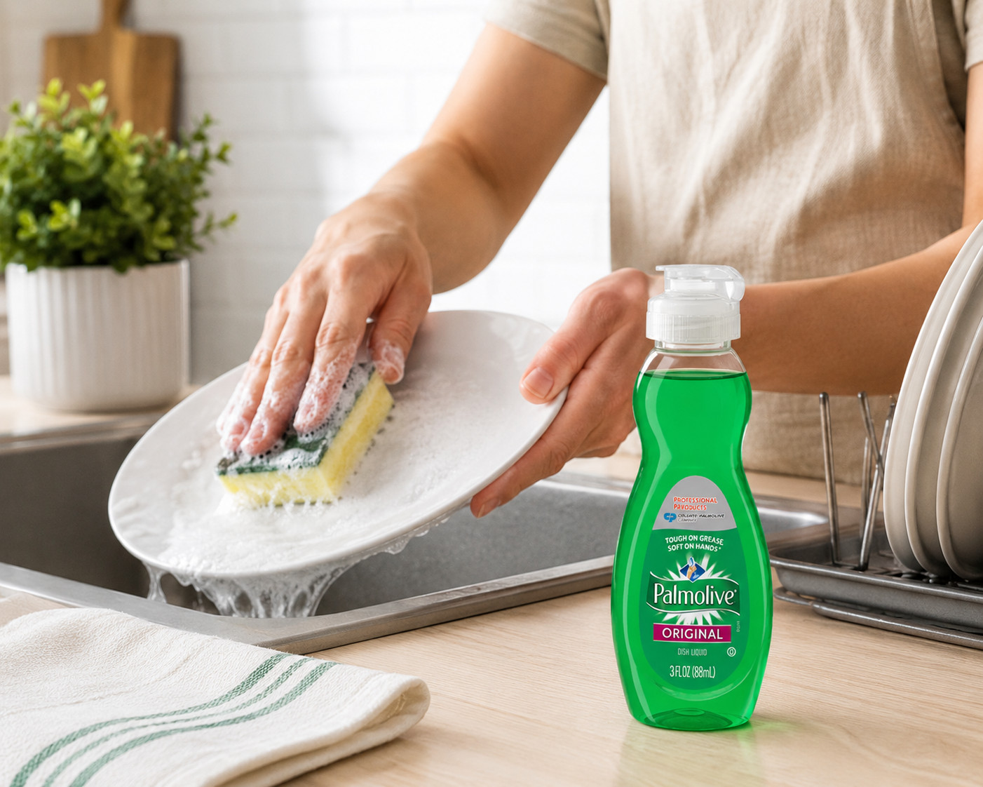 Palmolive Original Dish Liquid 3 fl oz (88mL) Grease Fighting Dish Soap 6 Pack