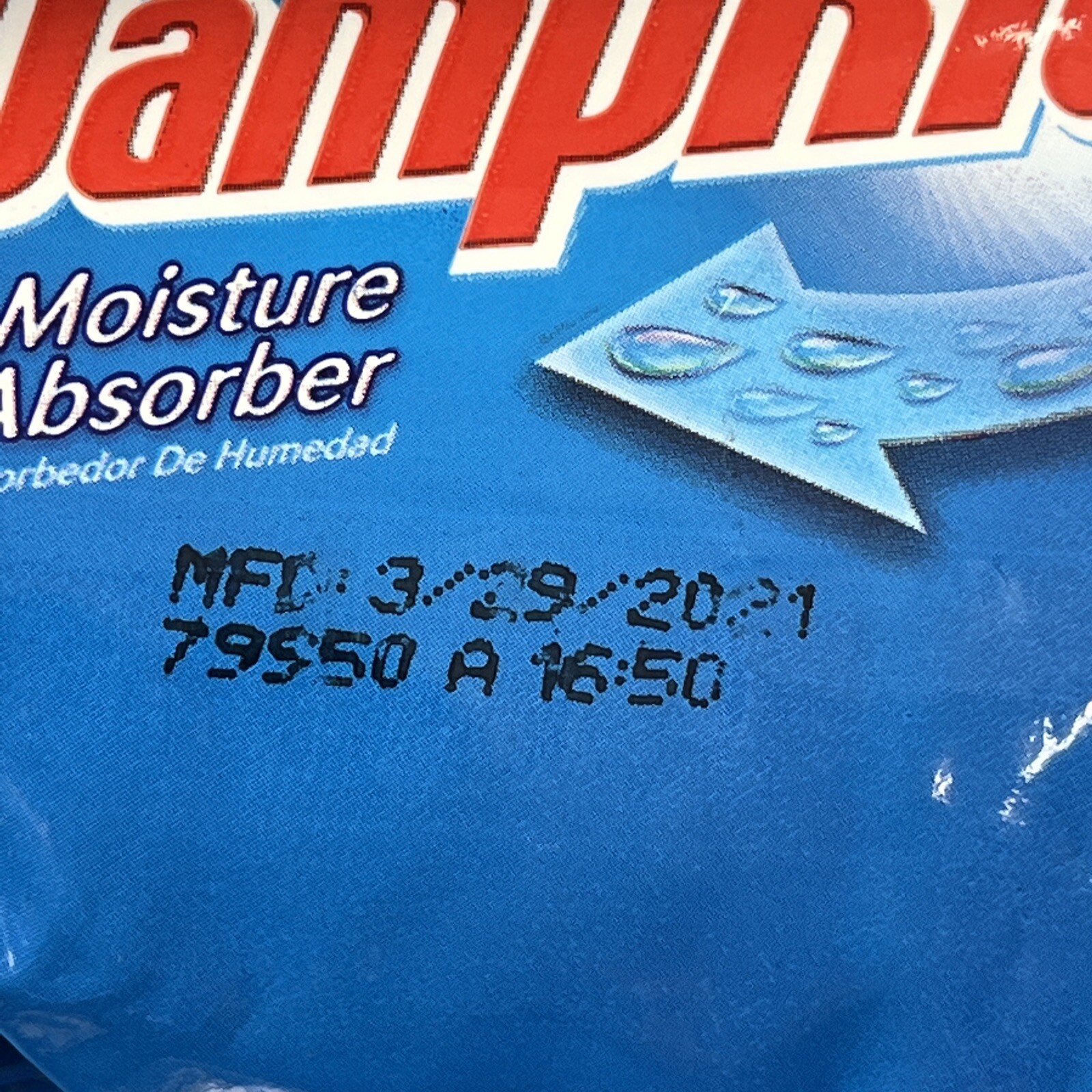 Lot of 3, Damp Rid Moisture Absorber Refill, Fragrance Free, 2 Lb 10oz Brand New