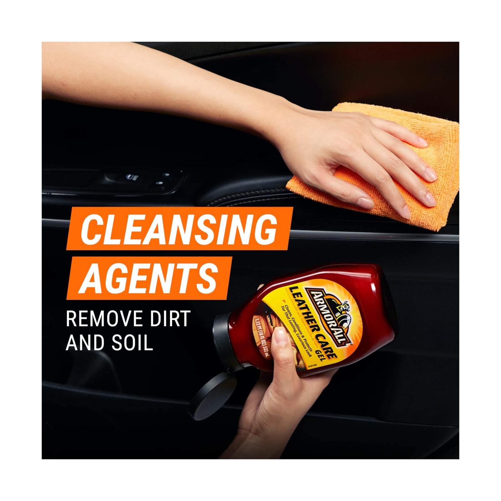 Armor All Car Leather Conditioner Gel, Interior Cleaner for Cars, Trucks and …