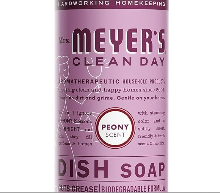 Dish Soap Liquid for hand washing Scented Dishwashing liquid Clean kitchen Peony