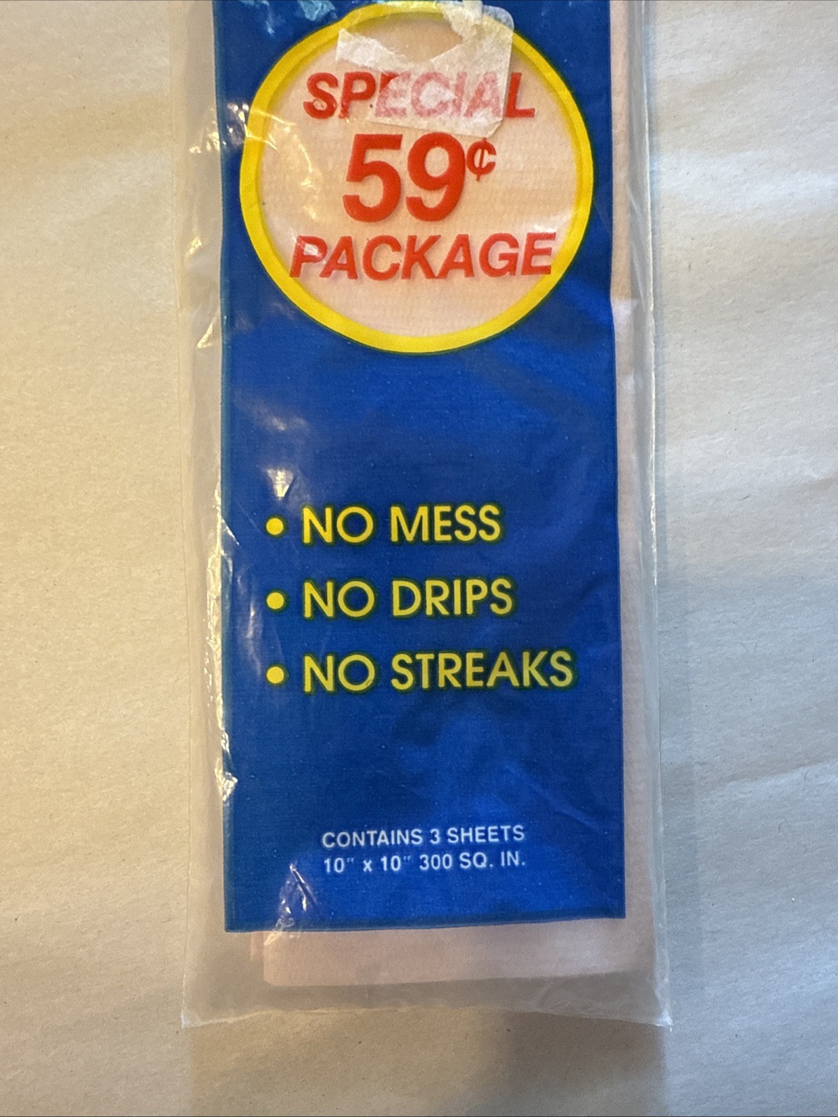 Window Wonders Reusable Glass Cleaner Sheets Strained Paper Co Phar-Mor