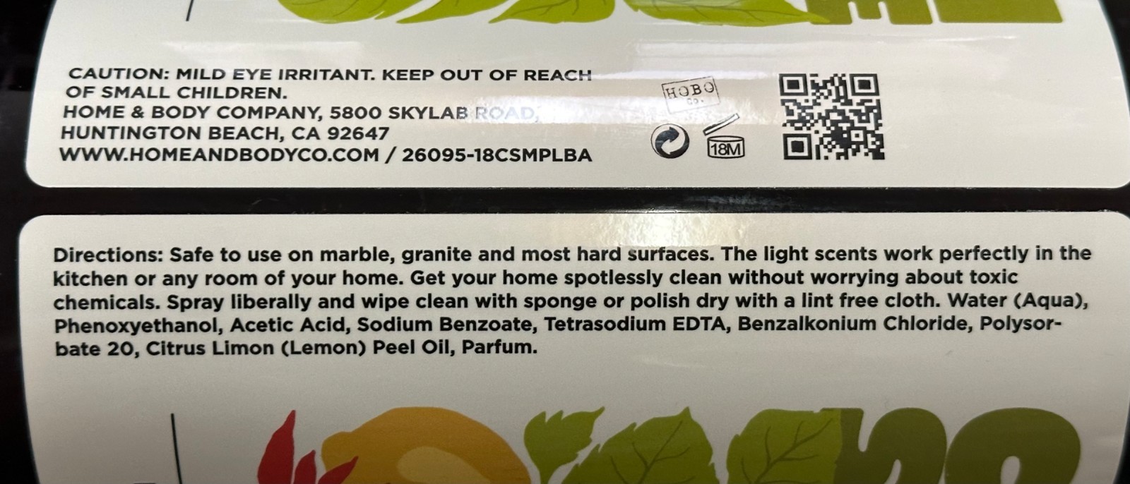 (2-Pack) CLEAN SCENE Kitchen Multi Purpose REFRESHER & CLEANER ~ LEMON BASIL