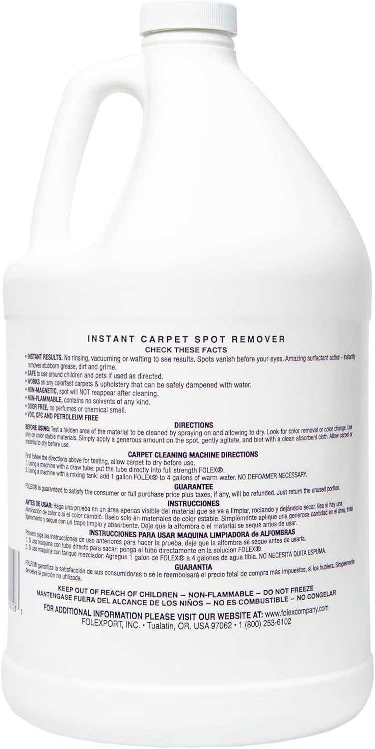 Carpet Cleaner Spot Stain Remover 1 Gallon Bottle Instant Ready to Use New