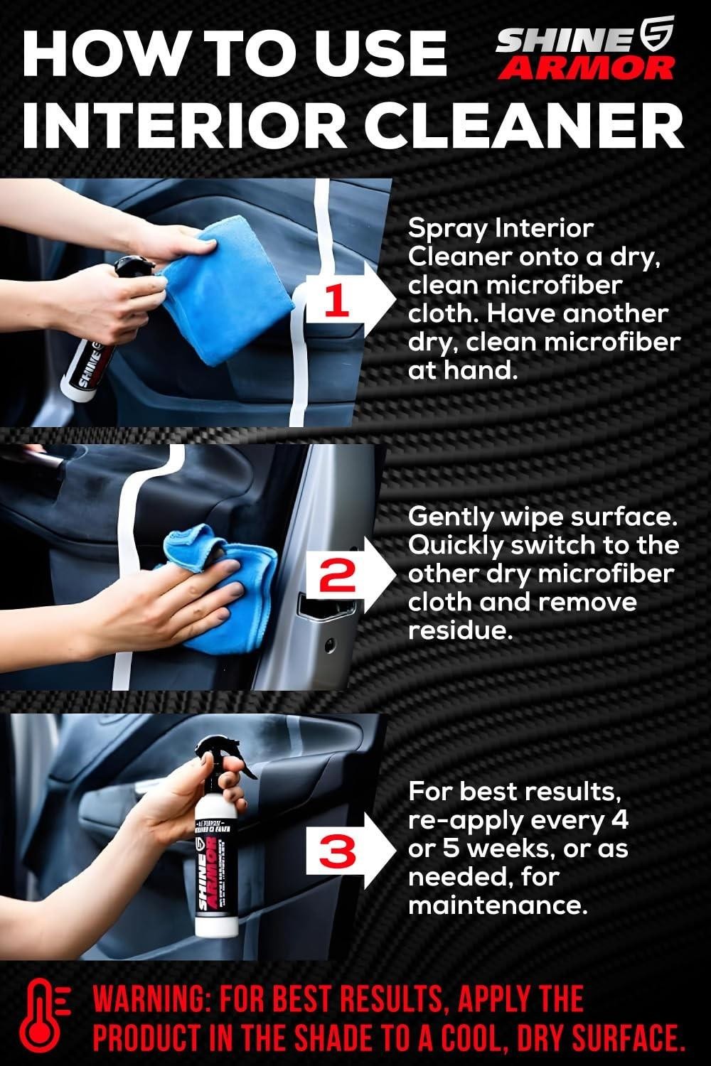 Car Interior Cleaner for Vehicle Detailing, Cleans and Protects Your Dashboar…
