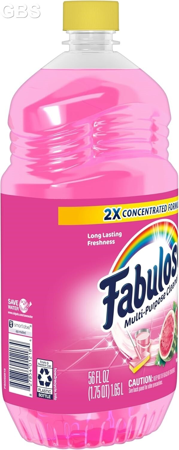 Fabuloso Multi-Purpose Cleaner 2X Concentrated Formula 56 Oz Watermelon