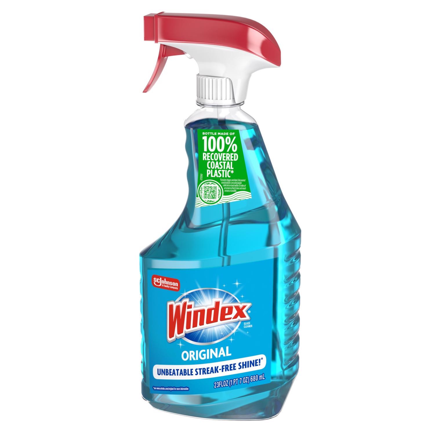Windex Original No Scent Glass Cleaner 23 oz Liquid (Pack of 8)