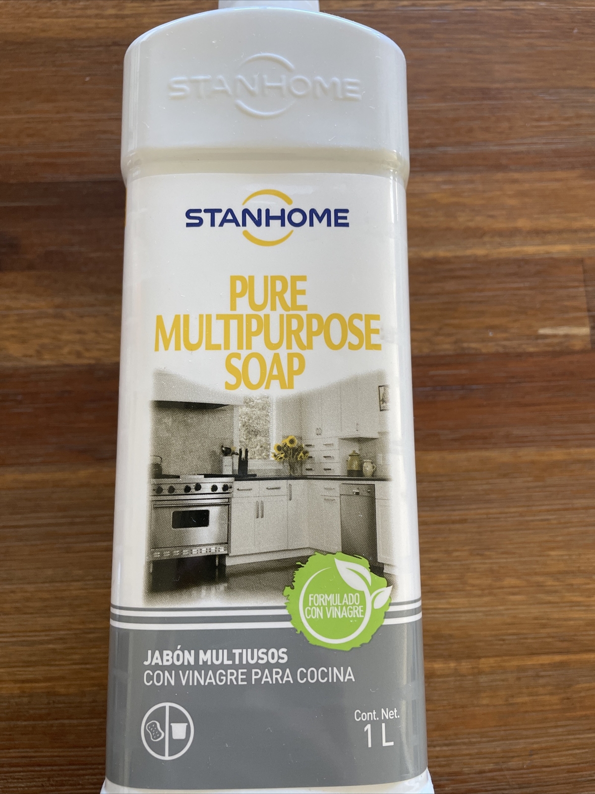 STANHOME PURE MULTIPURPOSE SOAP VINEGAR JABON MULTIUSOS CON VINAGRE P COCINA