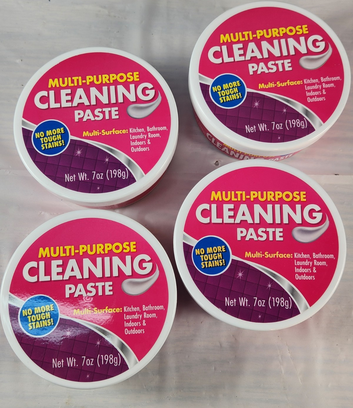 Amazing Stuff! Cleans EVERYTHING! 4 Gen Pink Multi-Purpose Cleaning Pastes 7oz
