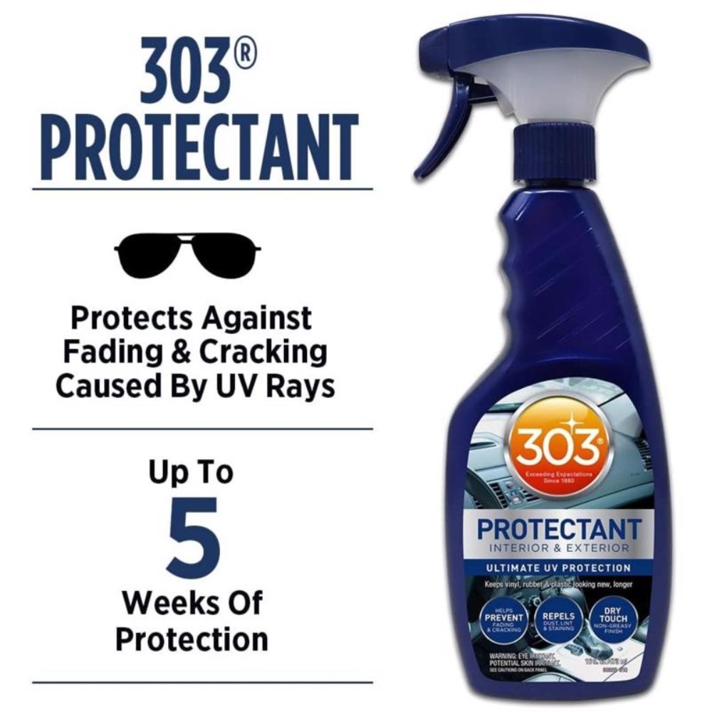 303 Products 30382 Automotive UV Protectant for Rubber Vinyl and Leather 16 oz.