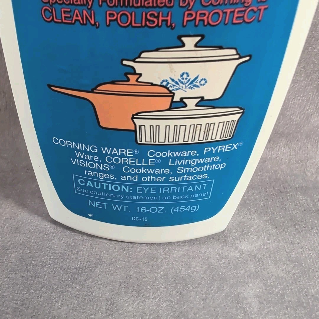 Corning Cleaner & Conditioner Polish 16 oz. Bottle, ~90+% Full