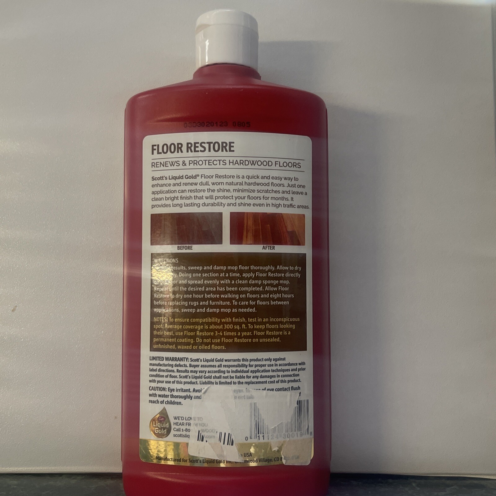 *NEW* Scott’s Liquid Gold Restore Renews & Protects Hardwood Floors Quick & Easy