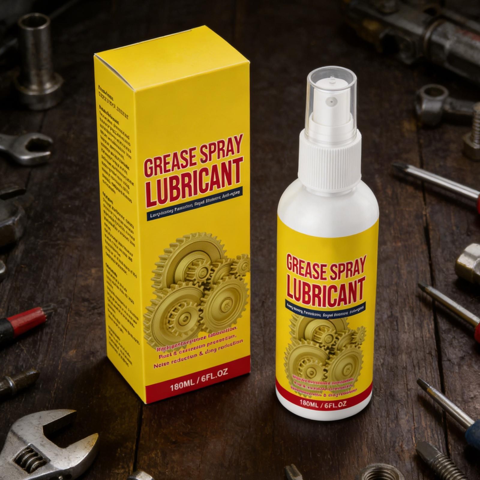 200ml Heavy-Duty Rust Remover Lubricant Spray with Citric & Sulfamic Acid