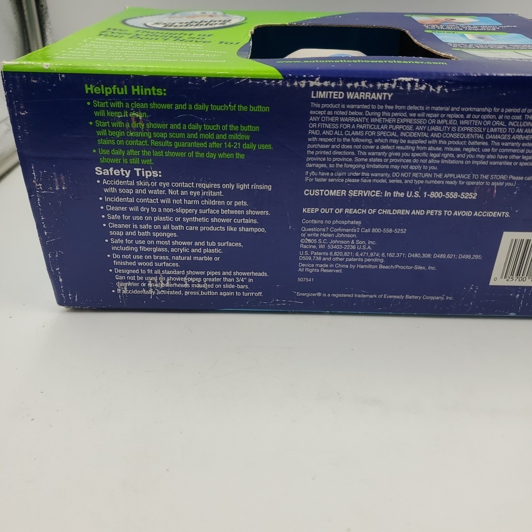 Scrubbing Bubbles Automatic Shower Cleaner Kit With 2 Bottles Solution New