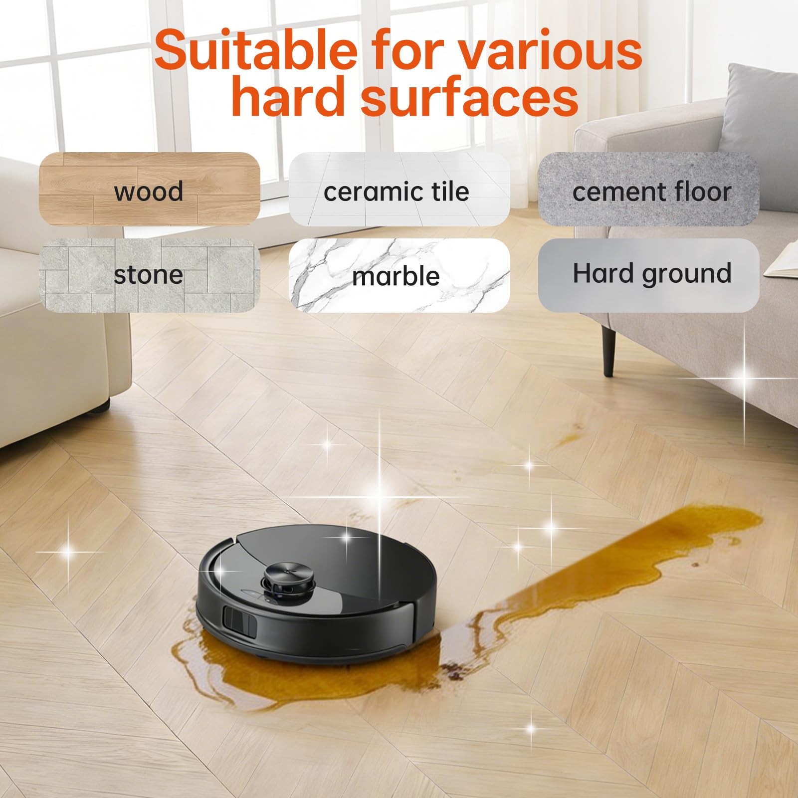 2.5L Floor Cleaning Solution Deep Cleans for Multiple Hard Floors