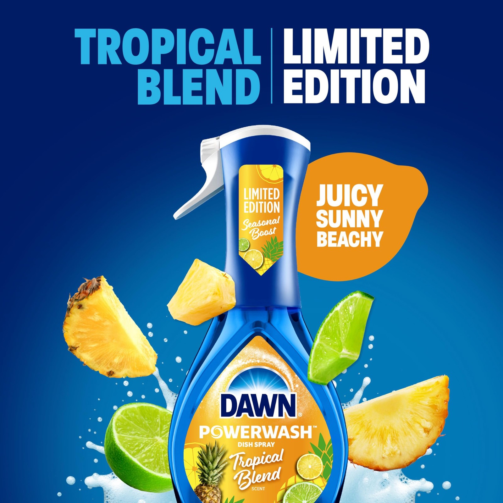 Dawn Dish Soap Spray Tropical Blend 16oz