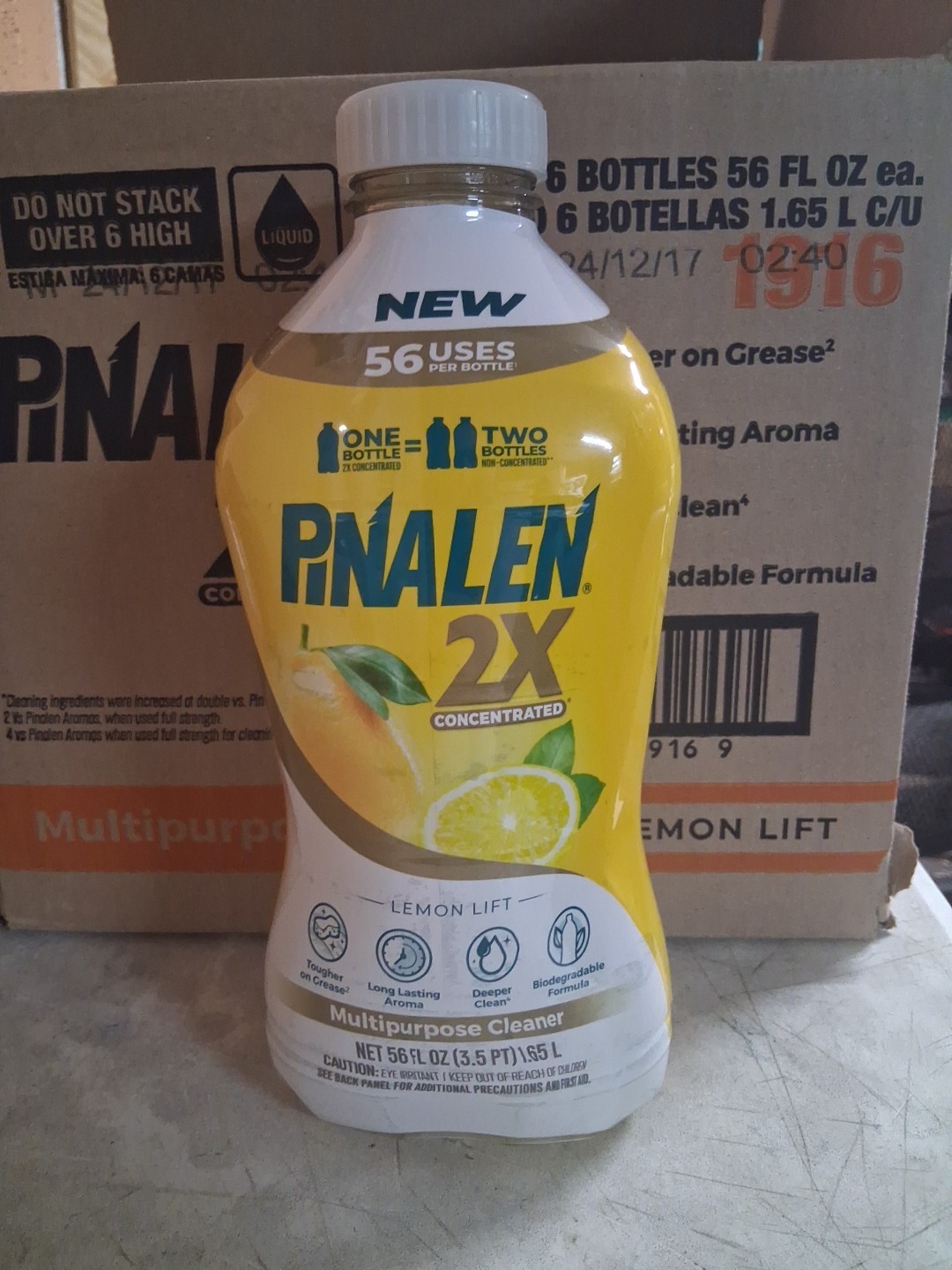Pinalen 2x Concentrated Multipurpose Cleaner Lemon Lift