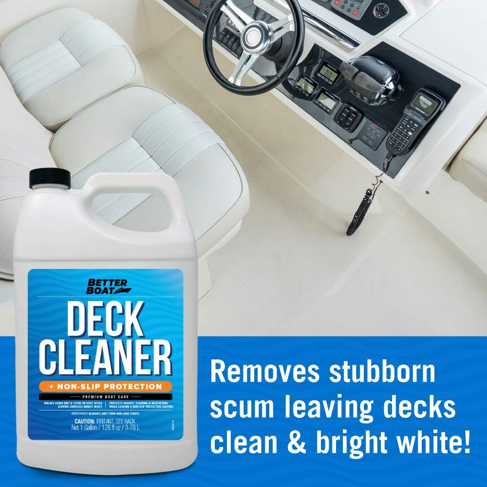 Better Boat Boat Deck Cleaner for NonSkid Strips on Fiberglass, Vinyl, Alumin…