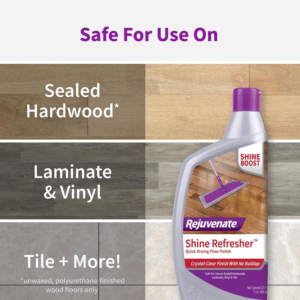 Rejuvenate Shine Refresher Floor Polish Renews Shine On Newer And Recently