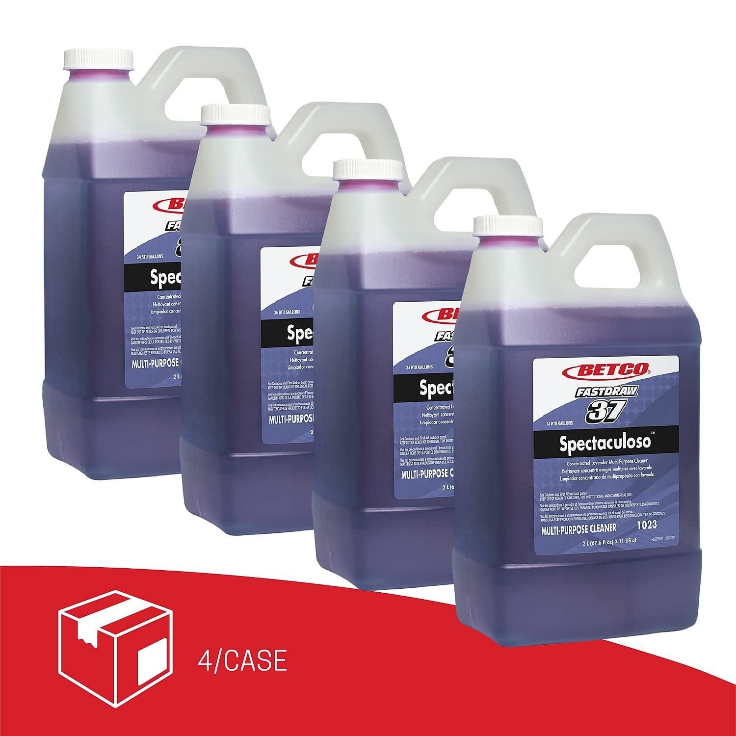 Betco 10234700 Spectaculoso Multipurpose Cleaner Lavender Scent 67.6 Oz