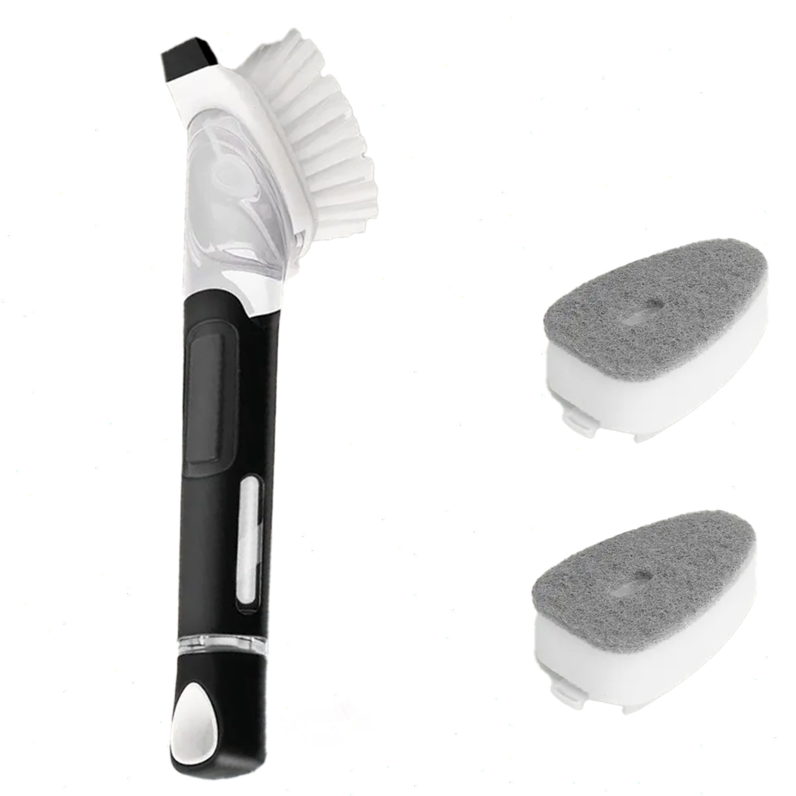 Soap Dispensing Dish Scrub Brush, Cleaning Brush for Kitchen, for Pot Pan Sink