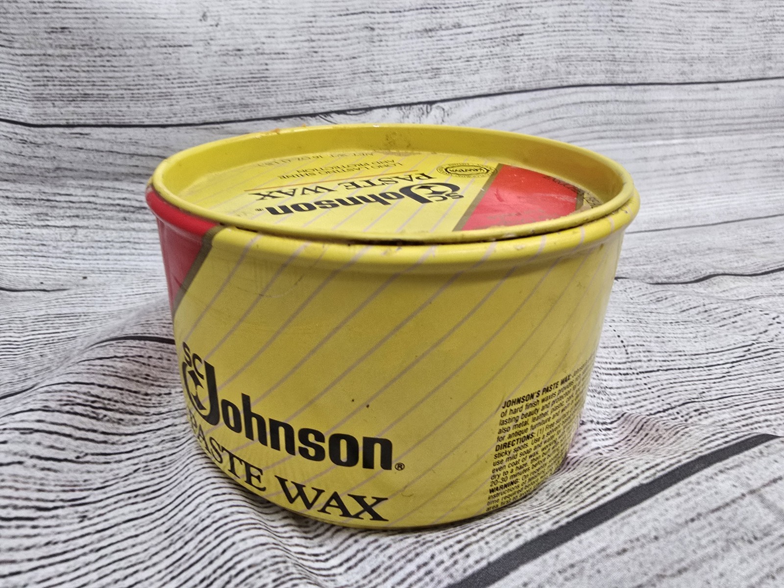 1988 SC Johnson Paste Wax—1 lb 1 oz Original Formula FULL!