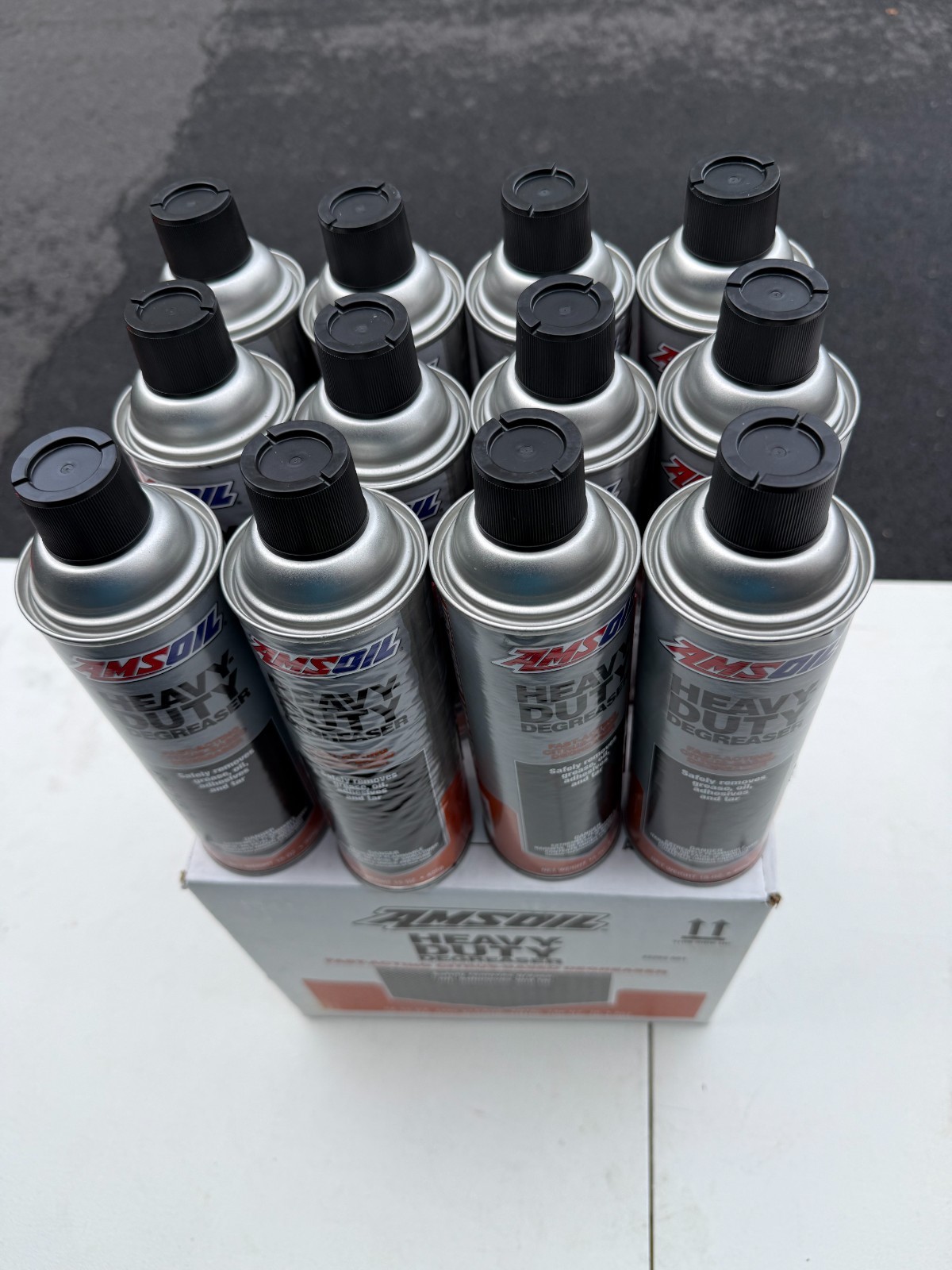 AMSOIL Heavy Duty Citrus Degreaser Spray 15 oz Aerosol Case of 12 Cans New Seale