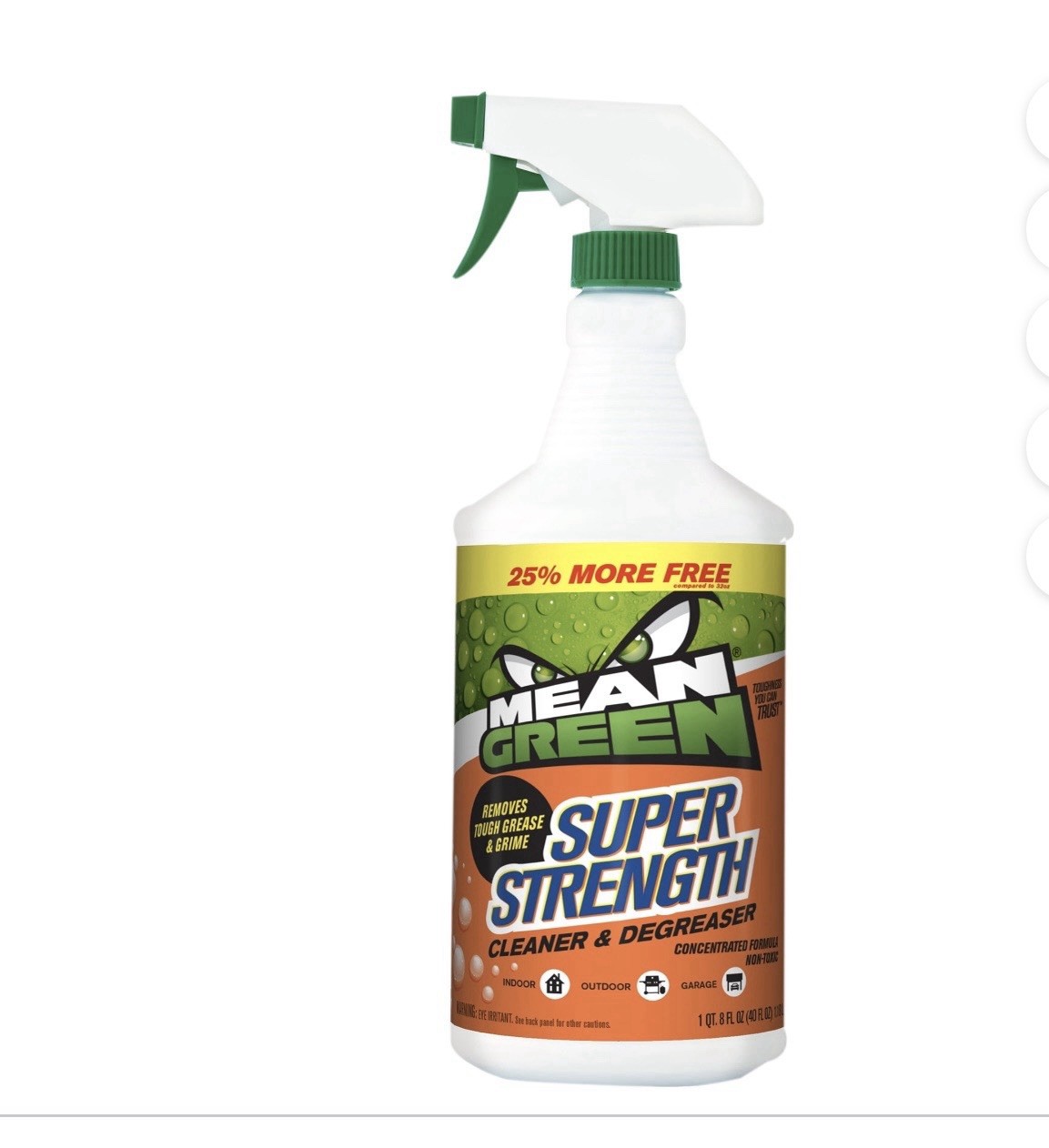 Mean Green Super Strength Cleaner & Degreaser Spray 32 fl oz Non-Toxic